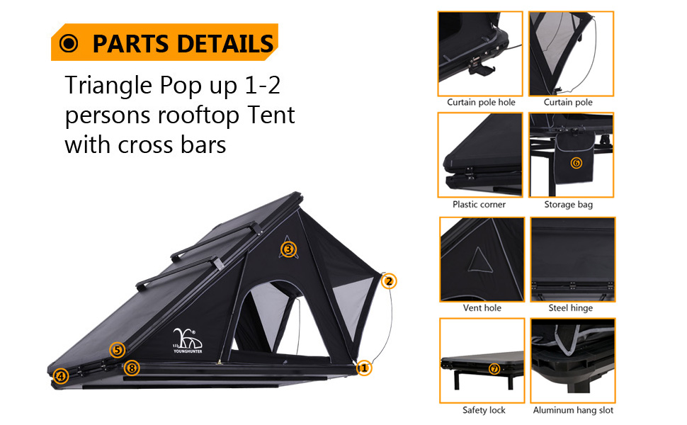 Triangle Roof top Tent